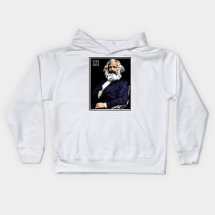 KARL MARX (1818-1883) Kids Hoodie